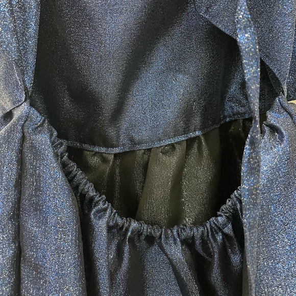 Brand New w/ Tags Mia Layzell Women’s Willow Dress in Sparkle Midnight Print, L - Picture 10 of 11